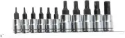 Performance Tool W38790 Patented Grip Hex Bit Socket Set, 11-Piece SAE with C...