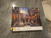 Thomas Kinkade Harry Potter Wizarding World Diagon Alley 1500 P Puzzle New Ceaco