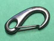 2" 316 Boat Marine Stainless Steel Gate Spring Clip Snap Hook / Lobster Claw