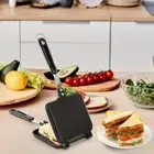 Aluminum Alloy Sandwich Maker Non-Stick Omelette Pan Food Stalls