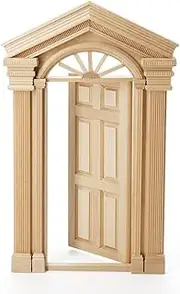 Odoria 1/12 Scale Dolls House Miniature External Door Dollhouse Furniture Accessories