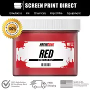 Red - Low Temperature Cure Plastisol Ink For Screen Printing - All Sizes