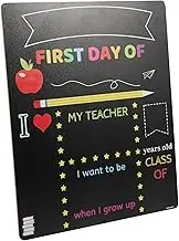 Double Sided Chalkboard for Multi Function Erasable School Board for Back to School Decorations and Messages Density Board Material Compact Design for Easy Storage