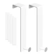 Over The Door Hooks for Hanging, Heavy-Duty Door Hooks with Anti-Scratch Pads...
