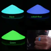 Strontium Aluminate glow in the dark powder aqua,green,blue