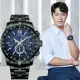 【CITIZEN 星辰】韋禮安廣告款 光動能全球電波三眼計時手錶 送行動電源(CB5885-85L)