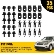 for Ford Truck Body Bolts & U-nut Clips - M6 35pcs Engine Cover Undertray Screws (for: MG)