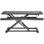 Brateck Lumi DWS28-02NBLK Gas-Spring Scissor lift Desktop Sit-Stand [DWS28-02NBLK]