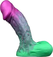 20.5 x 6.1cm(L) Nothosaur Goblin Realistic Dildo with Suction Cup for Women Men Adult, Platinum Silicone Sex Toys Anal Dildos Anal Butt Plug, Monster Fantasy Dildo for huge
