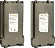 Battery Replacement for Arcshell AR-6 Walkie talkies (2 Pack)