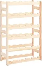 Wine Rack for 30 Bottles Solid Wood Pine,Solid Wooden Wine Rack: Store, Age, and Display Your Wine in Style Home Bar Furniture
