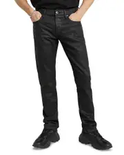 G-star Raw 3301 Slim Fit Coated Jeans in 3D Dark Age