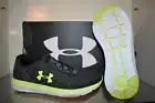 Under Armour Men's Charged Impulse Knit Running Shoes Size 10.5 Grey/Black/Volt