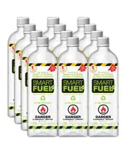 Anywhere Fireplaces 12pc Smart Fuel Liquid Bio-Ethanol For Ventless Fireplaces NoSize NoColor