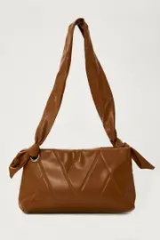Beige Under Arm Quilted Bag - Size ONE, Women's Bags