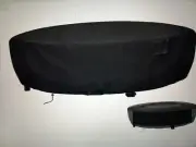 Fire Pit Cover Round Super Waterproof, 48" D X 24" H Round Patio Firepit Cover