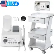 Dental LED Ultrasonic Scaler Teeth Cavitron /Mobile Trolley w/ Auto Water Supply
