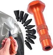5 Auto Dent Repair Tool - Car Dent Repair Removal Tools,Metal Tap Down with 9 Heads Tips, Rubber Hammer Bulge Repair Auto Body High Point Fix Kits Seta-au