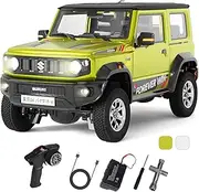 Terucle RC Crawler 1/16 Officially Licensed Suzuki JIMNY RC Cars, 2.4Ghz 600mAh RC Rock Truck with Exhaust System，Hobby Grade Model Off-Road Remote Control Car with Light & Sound