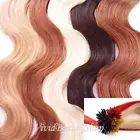 200 I Stick Tip Body Wave Wavy Micro Rings Beads Link Remy Human Hair Extensions