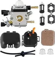 [HUSWELL] BG55 Carburetor for Stihl BG85 SH85 SH85C Gas Blower Stihl SH55 BG55Z Leaf Blower 42291200606 Zama C1Q-S68G C1Q-S68 Carburetor w Air Filter Cover Housing Base Assembly