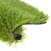 Artificial Grass Turf Mat, 12x12x1.6 Inch Realistic Fake Grass Rug Carpet, 12Pcs
