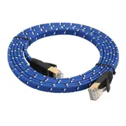 3m Gold Plated CAT-7 Ethernet Ultra Flat Patch Cable for Modem Router LAN Network