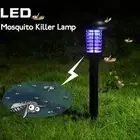 4x Solar Powered LED Light Mosquito Pest Bug Zapper Insect O Lamp Killer P2D9