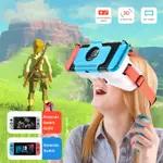 用於 NINTENDO SWITCH / NS OLED 眼鏡的 3D VR 眼鏡開關遊戲耳機可調鏡頭的虛擬現實電影