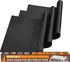 Oven Liners Mat for Bottom of Oven, 3 Pack Large Reusable Teflon for Bottom of E