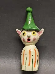 Mid Century inspired Adrian Pottery pixie pie Bird/vent