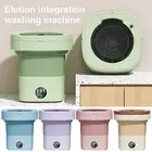 Mini Washing Machine Underwear Washer Portable Folding with Spin Dryer