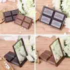 Make-up Mirror Chocolate Plastic Multicolor Modern Square Free Stand Small Decor