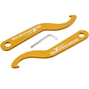 Pair Steel Adjustable Tool Sleeve Coilover Shock Spanner Wrench (for: BMW)