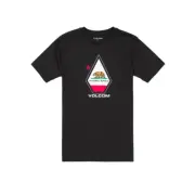 Volcom "California" Short Sleeve Tee (Black) T-Shirt