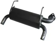 New SLP Exhaust Slip On Muffler Pipe Performance Blk Polaris RZR XP 1000 4 18-22