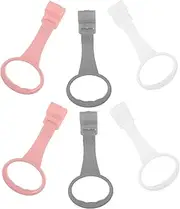 Totority Infant Bed Rings Set Baby Pull up Rings for Cot Playpen Safe Sturdy Walking Exercise Aid Toddler Cot Handle Ring Baby Walking Assistant
