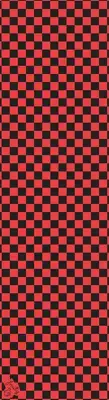 Fruity Griptape (9"x33") Black/Red Checkers Single Sheet