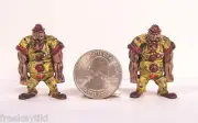 2 ZOMBIE PLANET Zombie the Circus Clowns 1.5" Toy IT Style Figurine Zombies