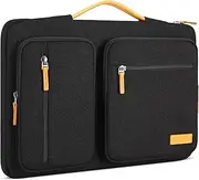 DOMISO 17 inch Laptop Sleeve Case,Waterproof Laptop Bag with Handle,Shockproof Protective Notebook PC Case Compatible with Lenovo/HP/Acer/MSI/Chromebook/Dell,Black