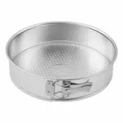 Zenker Silver Springform Pan with Flat Bottom Baking Tinplate Tin-plated Ø 28 cm