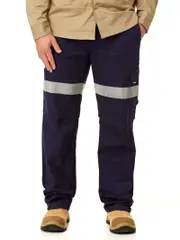 King Gee Workcool 2 Taped Pants Navy