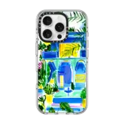 iPhone 16 Pro Clear Case MagSafe Compatible Yves' Garden Marrakech