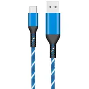 Click Light Up Flowing USB-A To USB-C Cable