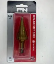 P&N HSS-TiN Ten Step Drill Bit 5/32-1" - New