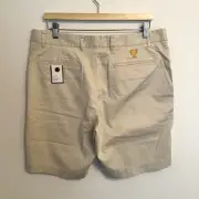 NWT B.Draddy Presidents Cup Golf BDC Chino Shorts $120 MSRP – Size 35