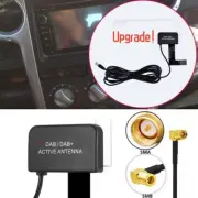 Windshield Antenna DAB+ Antenna W/LED RF Amplifier Car SMA/SMB Plug Adhesive Ant