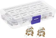 HEALEEP Capacitor Resistor Kit 600pcs Assorted Ceramic Capacitors High Voltage Electronics Component Assortment