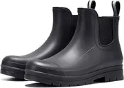[Furuian] Women's Ankle Rain Boots Waterproof Chelsea Rain Boots Rubber Boots Women Short Garden Boots Anti Slip Outdoor Lightweight Work Booties