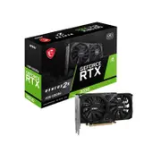 MSI RTX 3050 VENTUS 2X 6G OC Video Card, Boost 1492 MHz / 14 Gbps, 6GB GDDR6